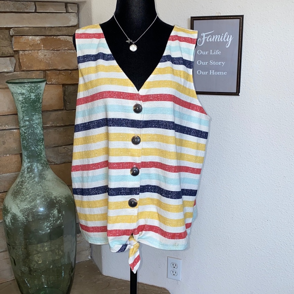 3/$40 Old Navy- Button Down and Knot Blouse